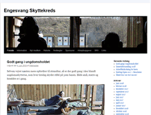 Tablet Screenshot of engesvangskyttekreds.dk